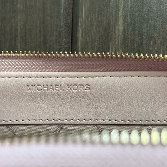 Michael Kors Jet Set Travel Large Logo Continental Wristlet White *no wristlet* - Picture 7 of 7